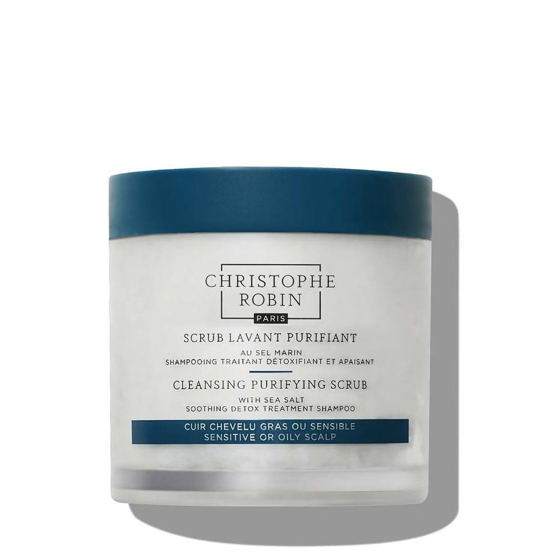 Christophe robin cleansing purifying scrub with sea salt 75 ml.