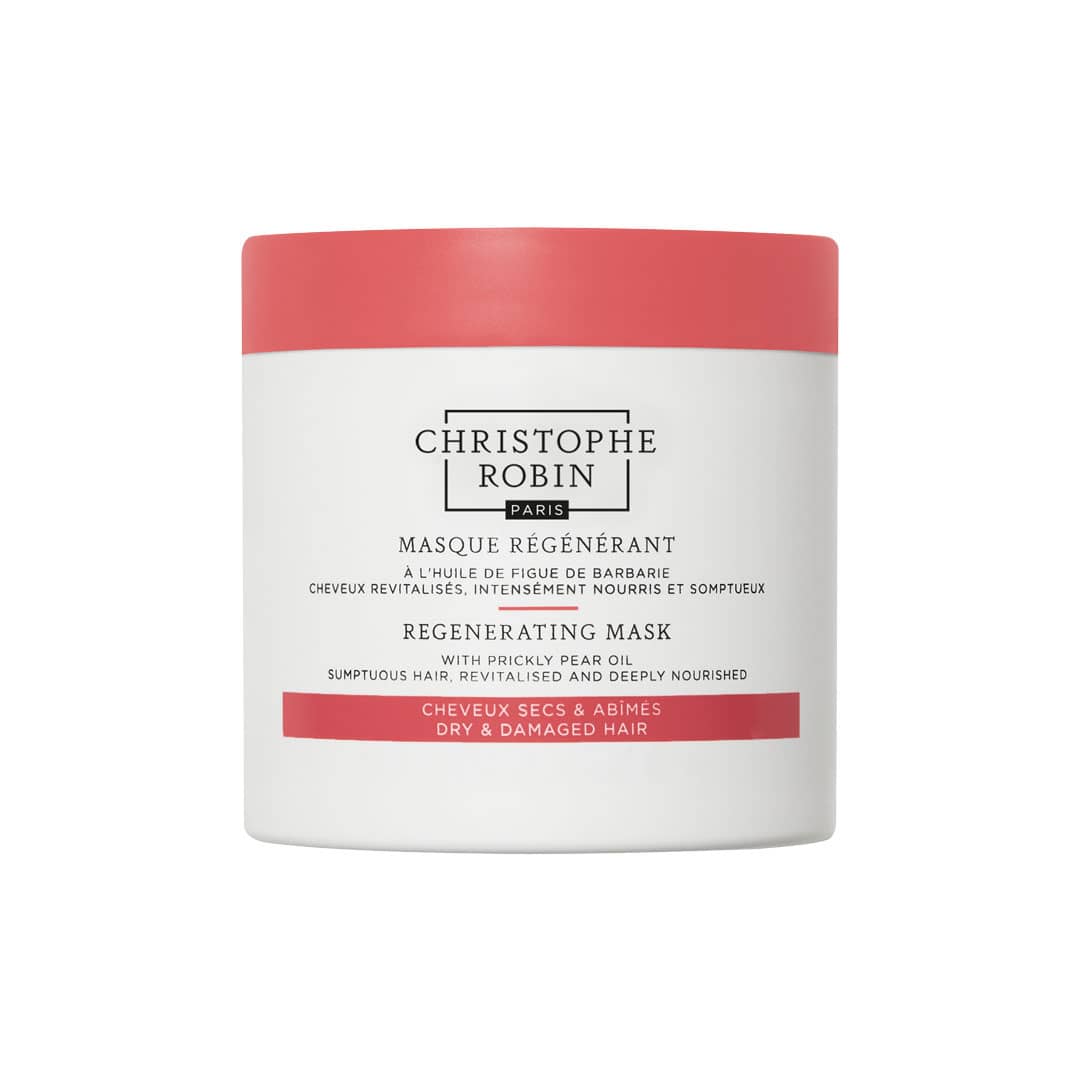 Christophe robin masque regenerant with prickly pear oil.