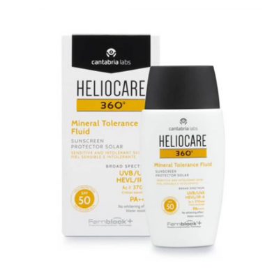Heliocare 360 mineral tolerance fluid spf 50, 50 ml.