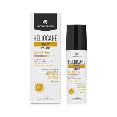 Heliocare 360º color gel oil free beige spf 50+ 50 ml.