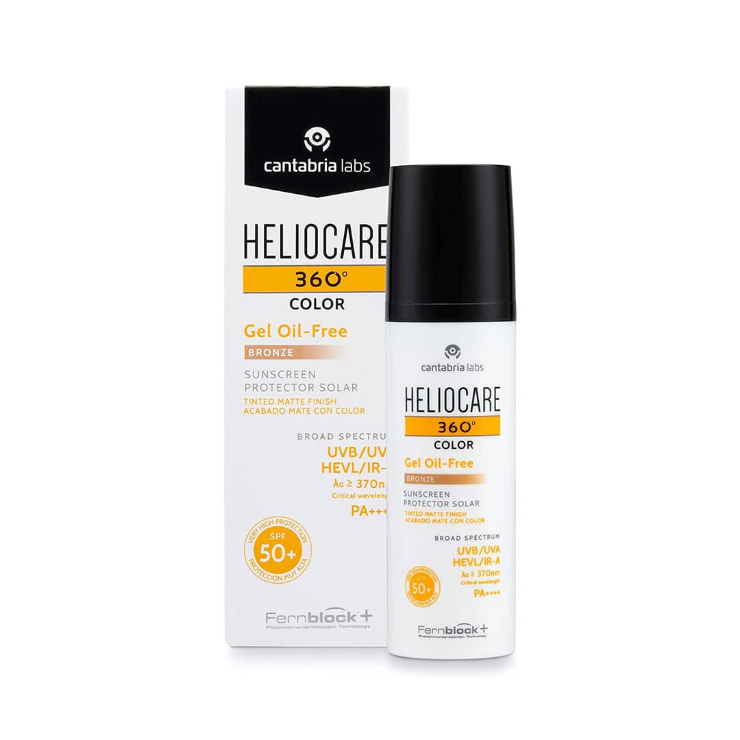 Heliocare 360º color gel oil free bronze spf 50+ 50 ml.