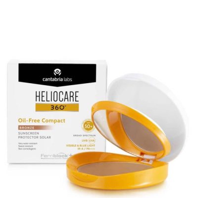 Heliocare Compacto Oil Free Bronze SPF 50, 10g.