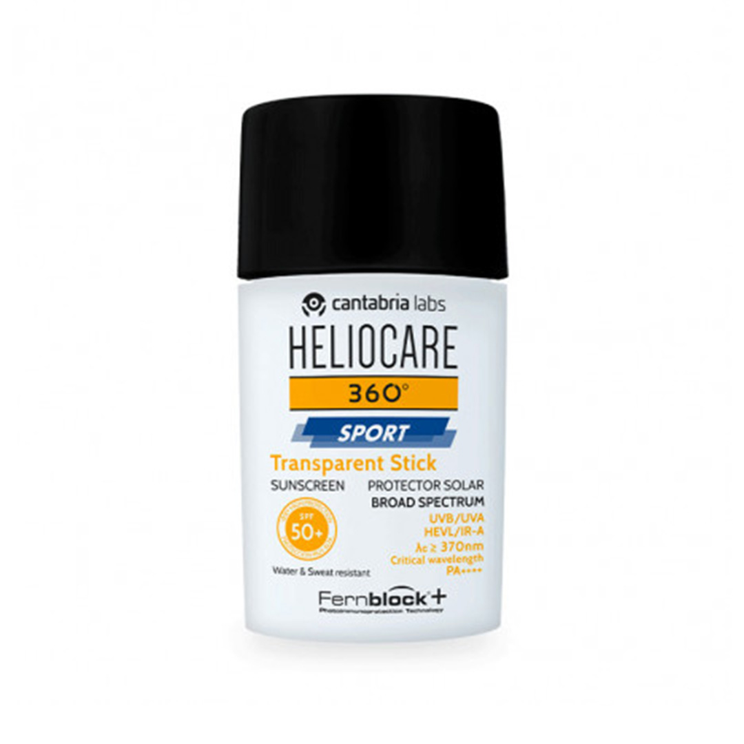Heliocare 360º Sport Transparent Stick SPF 50+ 25g.
